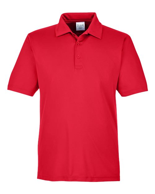 Team 365 TT51 Men's Zone Performance Polo #color_SPORT RED
