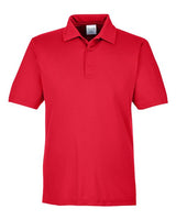 Team 365 TT51 Men's Zone Performance Polo #color_SPORT RED