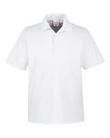 Team 365 TT51 Men's Zone Performance Polo #color_WHITE