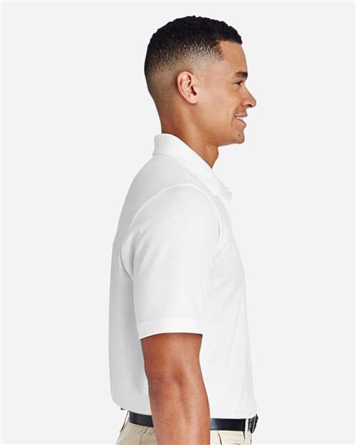 Team 365 TT51 Men's Zone Performance Polo #color_WHITE