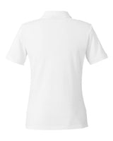 Harriton M200W Ladies' 6 oz. Ringspun Cotton Piqu Short-Sleeve Polo #color_WHITE