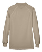 Harriton M211LW Ladies' Advantage Snag Protection Plus Long-Sleeve Tactical Polo #color_DESERT KHAKI