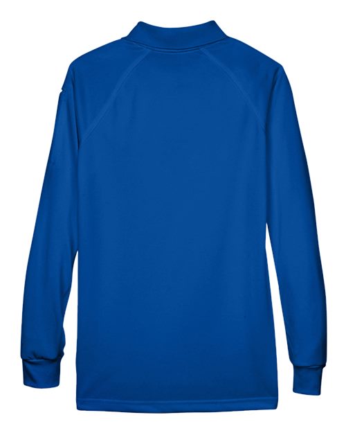 Harriton M211LW Ladies' Advantage Snag Protection Plus Long-Sleeve Tactical Polo #color_TRUE ROYAL