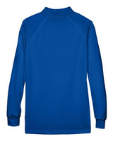 Harriton M211LW Ladies' Advantage Snag Protection Plus Long-Sleeve Tactical Polo #color_TRUE ROYAL