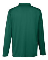 Team 365 TT51L Men's Zone Performance Long Sleeve Polo #color_SPORT FOREST