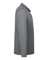 Team 365 TT51L Men's Zone Performance Long Sleeve Polo #color_SPORT GRAPHITE