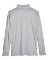 Team 365 TT31H Men's Zone Sonic Heather Performance Quarter-Zip #color_ATHLETIC HEATHER