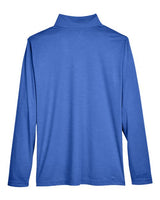 Team 365 TT31H Men's Zone Sonic Heather Performance Quarter-Zip #color_SP ROYAL HEATHER