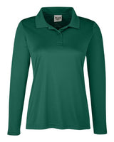 Team 365 TT51LW Ladies' Zone Performance Long Sleeve Polo #color_SPORT FOREST