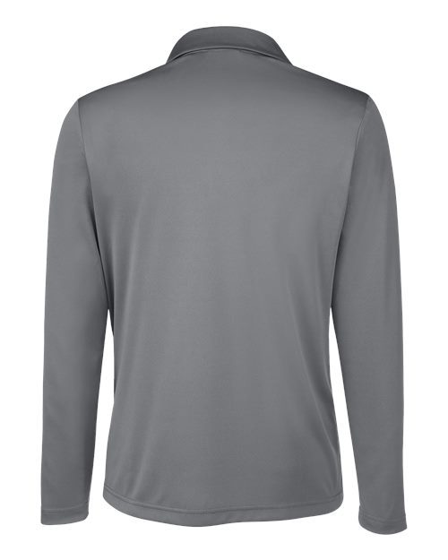 Team 365 TT51LW Ladies' Zone Performance Long Sleeve Polo #color_SPORT GRAPHITE