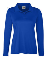 Team 365 TT51LW Ladies' Zone Performance Long Sleeve Polo #color_SPORT ROYAL
