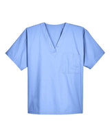 Harriton M897 Adult Restore 4.9 oz. Scrub Top #color_CIEL BLUE