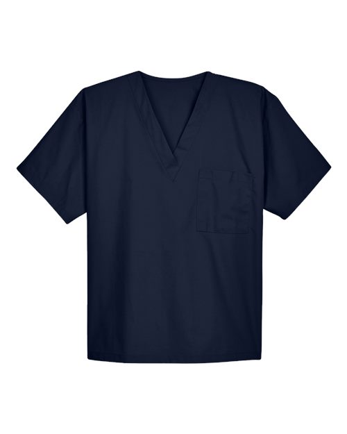 Harriton M897 Adult Restore 4.9 oz. Scrub Top #color_DARK NAVY