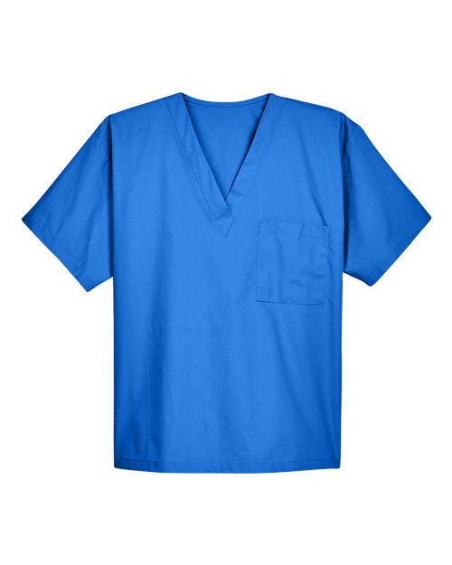 Harriton M897 Adult Restore 4.9 oz. Scrub Top #color_TRUE ROYAL