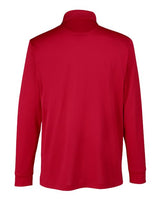 Harriton M348L Men's Advantage Snag Protection Plus IL Long Sleeve Polo #color_RED