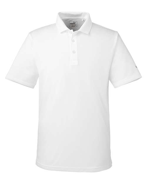 Puma Golf 596799 Men's Icon Golf Polo #color_BRIGHT WHITE