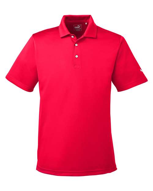 Puma Golf 596799 Men's Icon Golf Polo #color_HIGH RISK RED
