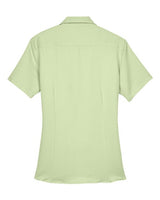 Harriton M570W Ladies' Bahama Cord CampShirt #color_GREEN MIST
