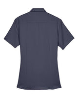 Harriton M570W Ladies' Bahama Cord CampShirt #color_NAVY