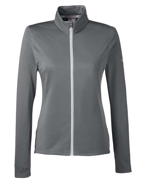Puma Golf 596803 Ladies' Icon Full-Zip #color_QUIET SHADE