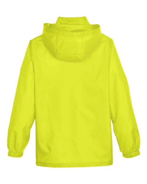 Team 365 TT73Y Youth Zone Protect Lightweight Jacket #color_SAFETY YELLOW