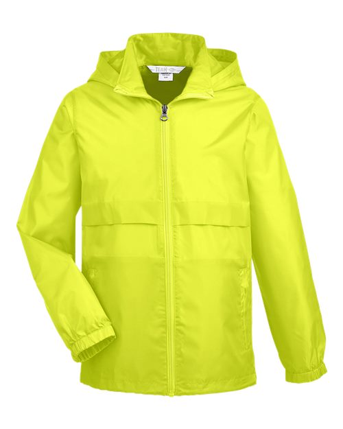 Team 365 TT73Y Youth Zone Protect Lightweight Jacket #color_SAFETY YELLOW