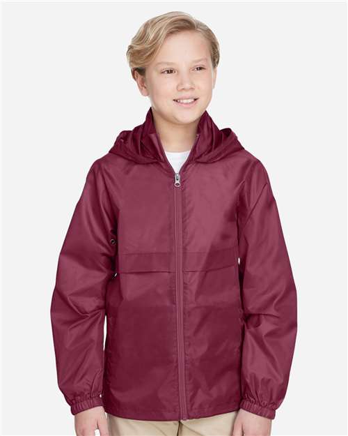 Team 365 TT73Y Youth Zone Protect Lightweight Jacket #color_SPORT MAROON