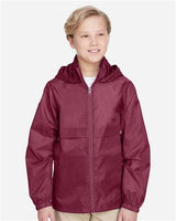 Team 365 TT73Y Youth Zone Protect Lightweight Jacket #color_SPORT MAROON