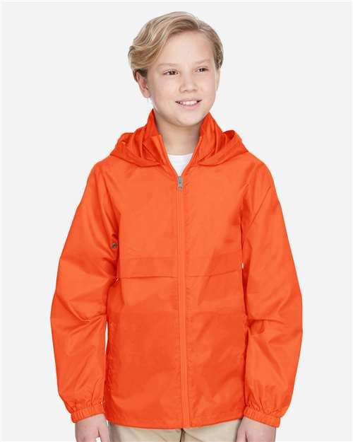 Team 365 TT73Y Youth Zone Protect Lightweight Jacket #color_SPORT ORANGE