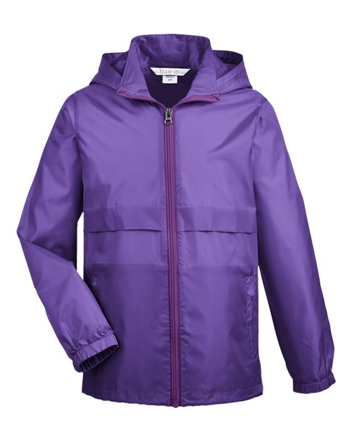 Team 365 TT73Y Youth Zone Protect Lightweight Jacket #color_SPORT PURPLE