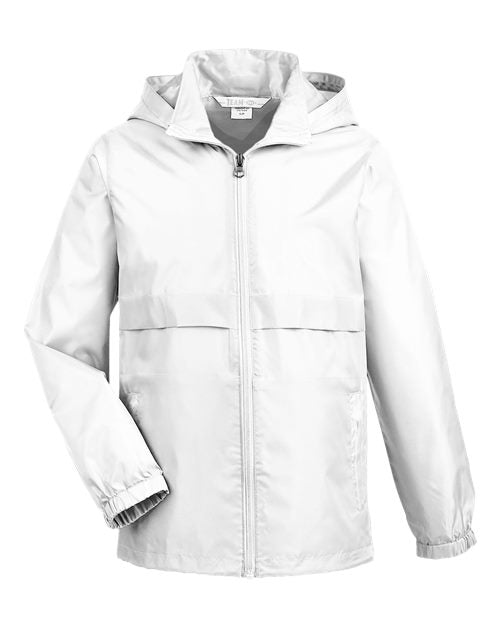 Team 365 TT73Y Youth Zone Protect Lightweight Jacket #color_WHITE