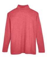 Team 365 TT31HY Youth Zone Sonic Heather Performance Quarter-Zip #color_SP RED HEATHER