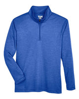 Team 365 TT31HY Youth Zone Sonic Heather Performance Quarter-Zip #color_SP ROYAL HEATHER