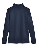 Harriton M748W Ladies' Advantage Snag Protection Plus IL Quarter-Zip #color_DARK NAVY