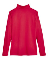 Harriton M748W Ladies' Advantage Snag Protection Plus IL Quarter-Zip #color_RED