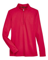 Harriton M748W Ladies' Advantage Snag Protection Plus IL Quarter-Zip #color_RED
