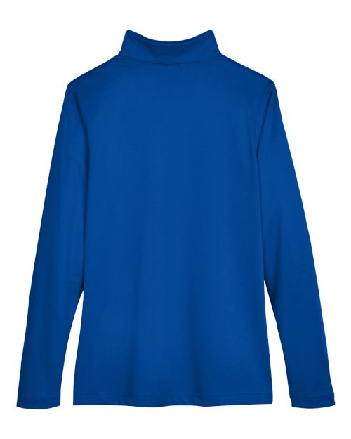 Harriton M748W Ladies' Advantage Snag Protection Plus IL Quarter-Zip #color_TRUE ROYAL