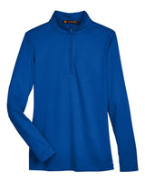 Harriton M748W Ladies' Advantage Snag Protection Plus IL Quarter-Zip #color_TRUE ROYAL
