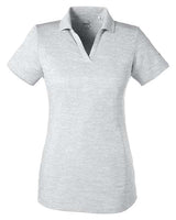 Puma Golf 596802 Ladies' Icon Heather Polo #color_BRIGHT WHITE