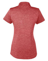 Puma Golf 596802 Ladies' Icon Heather Polo #color_HIGH RISK RED