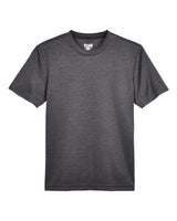Team 365 TT11HY Youth Sonic Heather Performance T-Shirt #color_DK GREY HEATHER