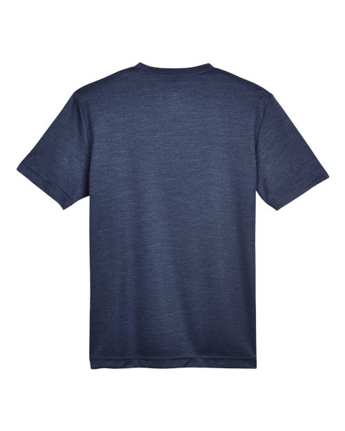 Team 365 TT11HY Youth Sonic Heather Performance T-Shirt #color_SP DRK NVY HTH