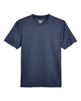 Team 365 TT11HY Youth Sonic Heather Performance T-Shirt #color_SP DRK NVY HTH