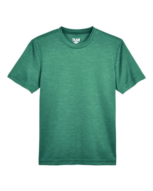 Team 365 TT11HY Youth Sonic Heather Performance T-Shirt #color_SP FOREST HTHR