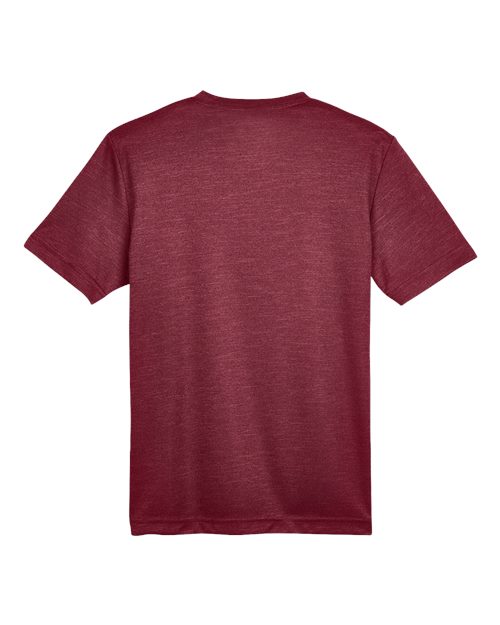 Team 365 TT11HY Youth Sonic Heather Performance T-Shirt #color_SP MAROON HTHR