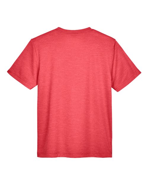 Team 365 TT11HY Youth Sonic Heather Performance T-Shirt #color_SP RED HEATHER