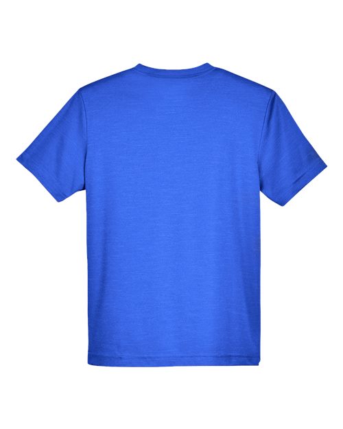 Team 365 TT11HY Youth Sonic Heather Performance T-Shirt #color_SP ROYAL HEATHER