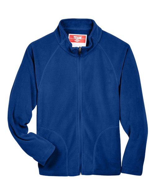 Team 365 TT90Y Youth Campus Microfleece Jacket #color_SPORT ROYAL