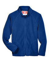 Team 365 TT90Y Youth Campus Microfleece Jacket #color_SPORT ROYAL