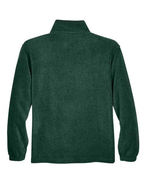 Harriton M980 Adult 8 oz. Quarter-Zip Fleece Pullover #color_HUNTER